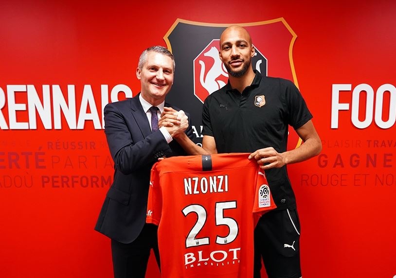 Steven Nzonzi uno de los motivos de la salida del presidente del Rennes