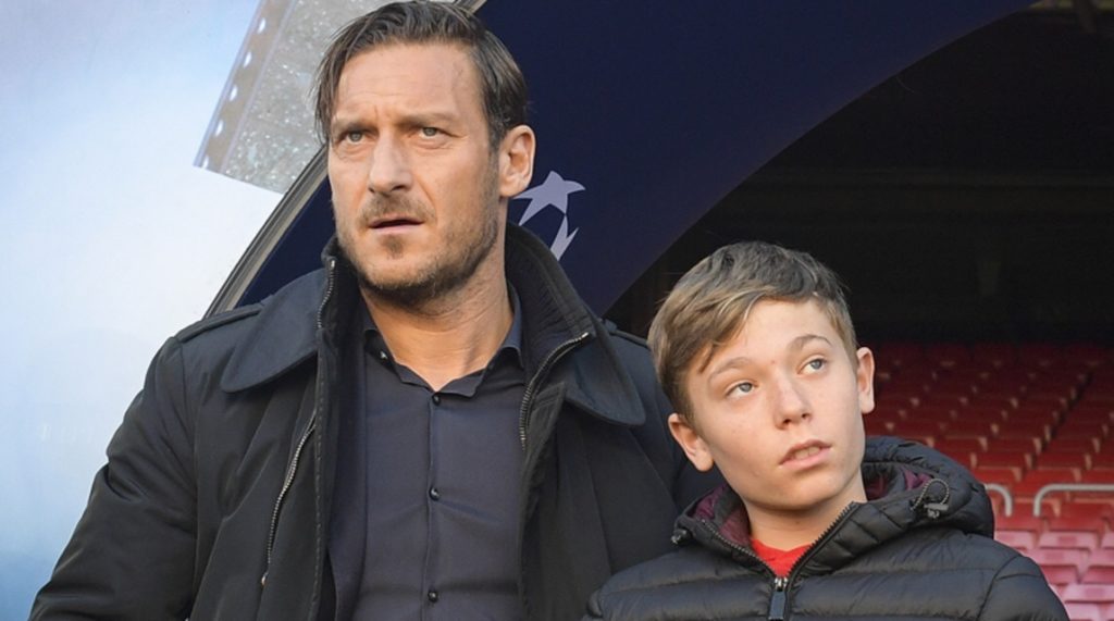 Totti:»Si la Lazio llamará a mi hijo yo lo pensaría, pero Cristian ni siquiera lo haría»