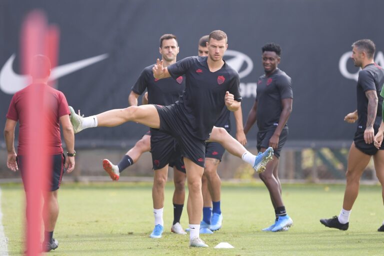 Europa League, allenamento AS Roma in vista degli austriaci del Wolfsberg