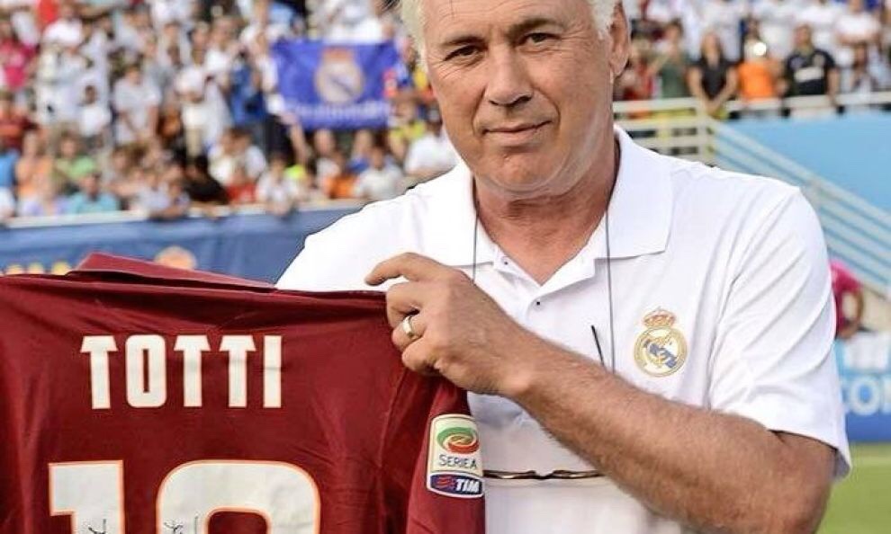 Ancelotti:»Me hubiera gustado entrenar a Totti»