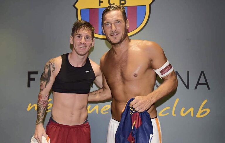 Messi y Totti