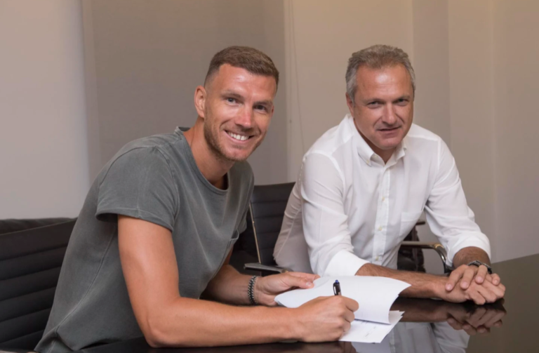 Dzeko y Fienga