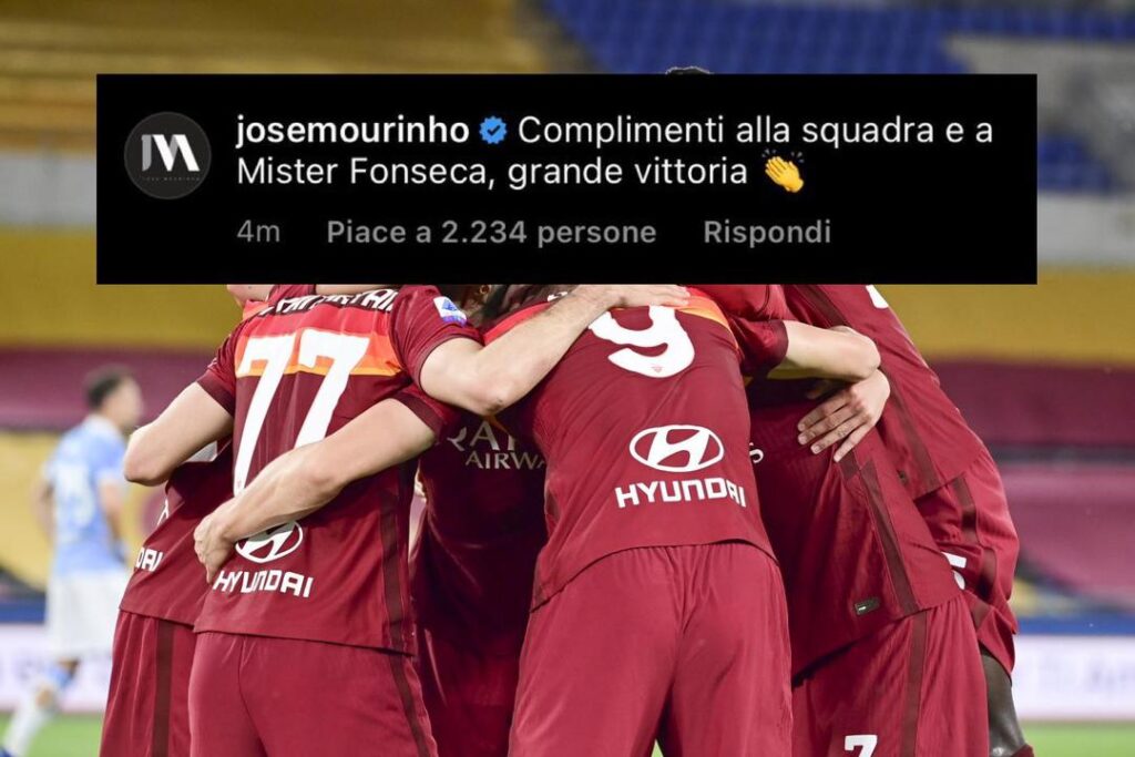Mourinho: “Felicidades a todo el equipo y al mister Fonseca, victoria grande”