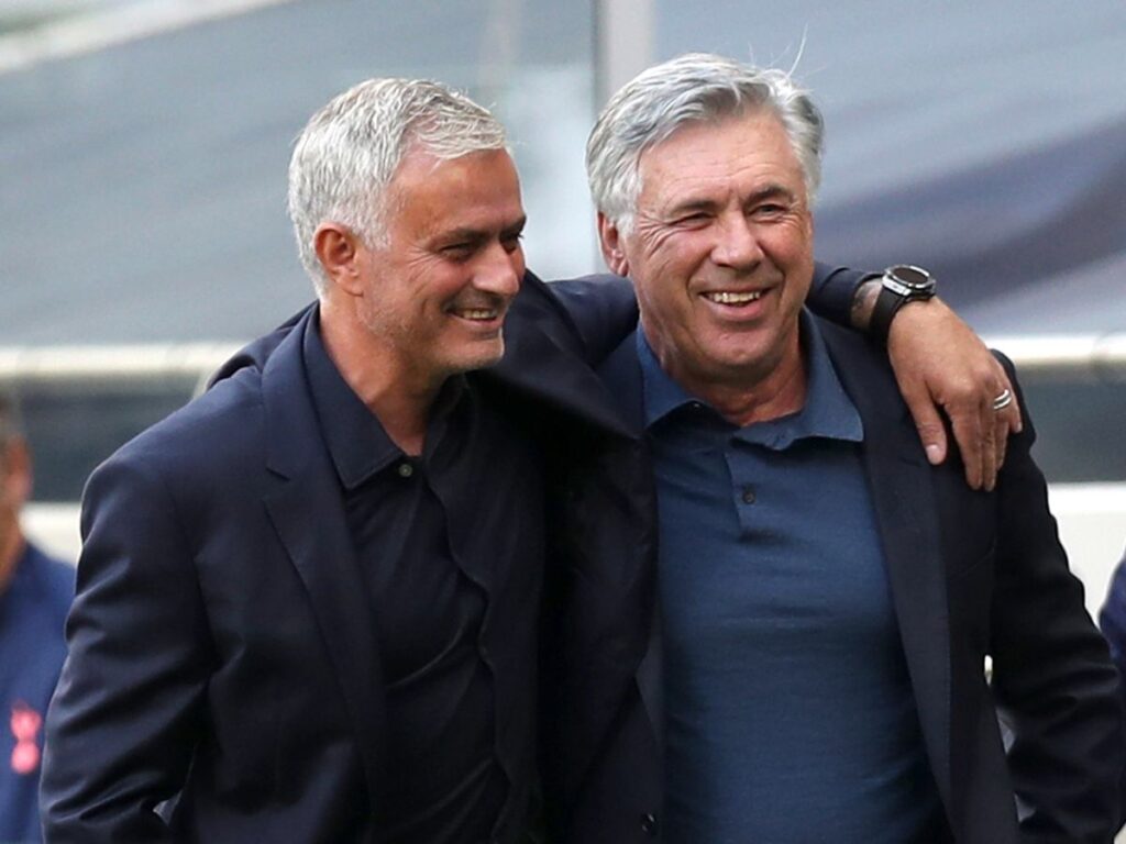 Ancelotti:»Mou llevará entusiasmo, conocimiento, personalidad a la Roma»