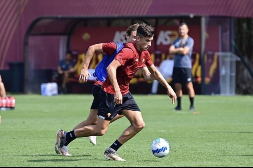 Cristian Volpato el nuevo talento de la Roma Primavera que forma parte de la agencia de representación de Totti