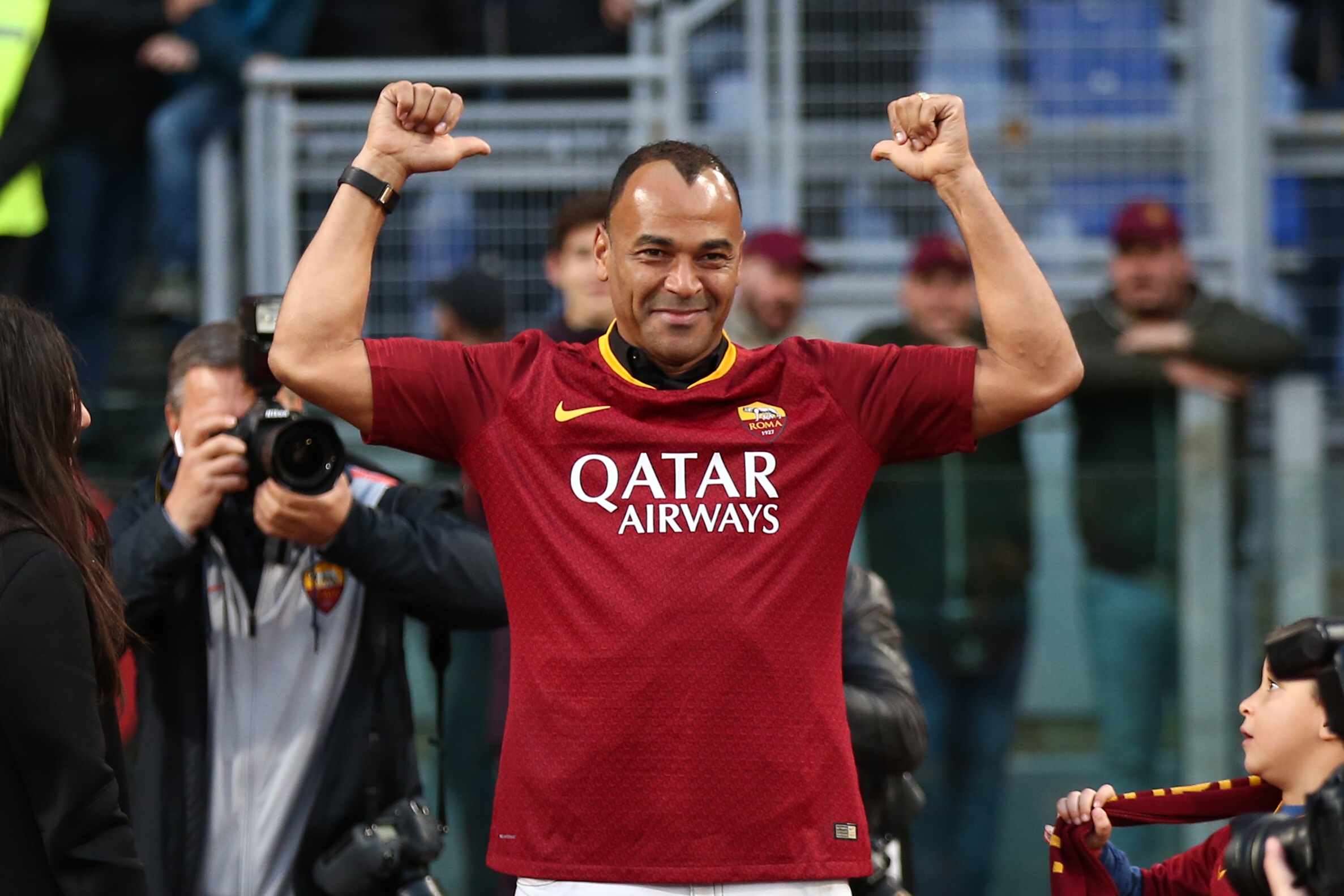 12.5.2019 GINOMANCINI :: Roma vs Juventus (Serie A) Sport; Calcio; Nella foto: Cafu (Foto Gino Mancini)