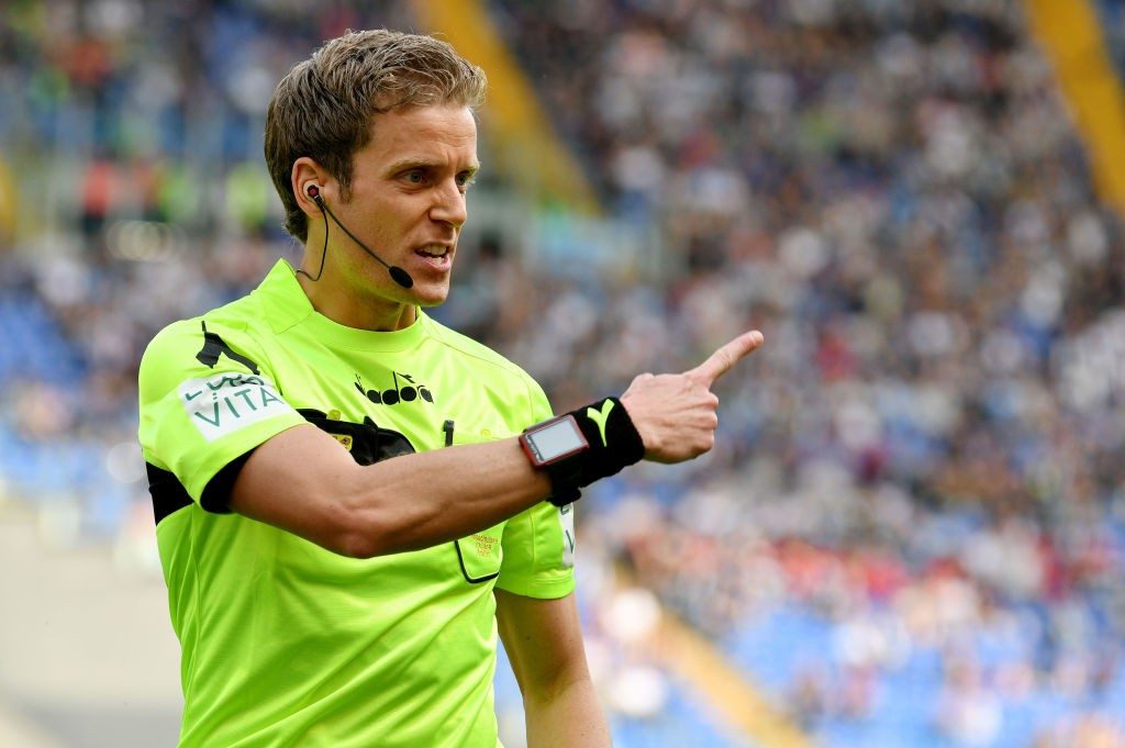 Daniele Chiffi, árbitro de Mila-Roma, suspendido con una jornada