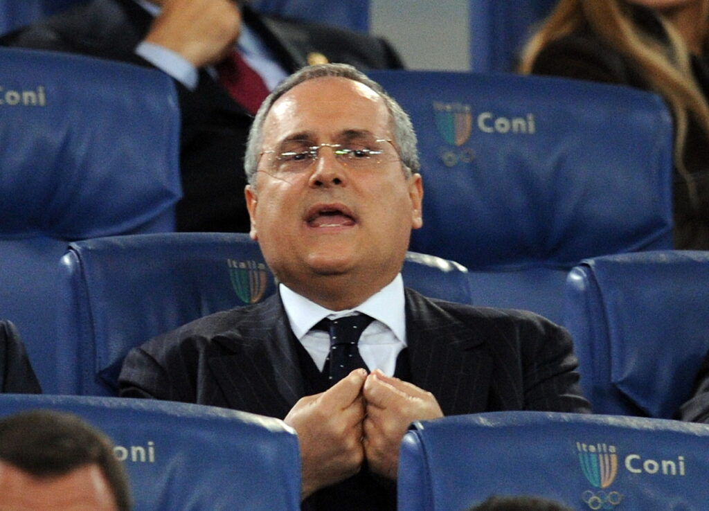 Lotito: «El tema del estadio no es una carrera entre la Roma y la Lazio»