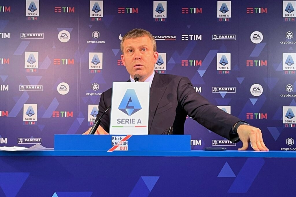 Lorenzo Casini, presidente de la Lega Serie A:»Me sorprendió que la Roma no se sienta apoyada, las fechas de la reanudación del partido ante Udinese están claras en el estatuto»