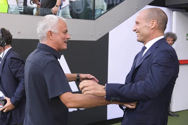 Allegri:»¿Mourinho? Lo siento porque el fútbol italiano pierde a un entrenador importante; a De Rossi le deseo buena suerte»