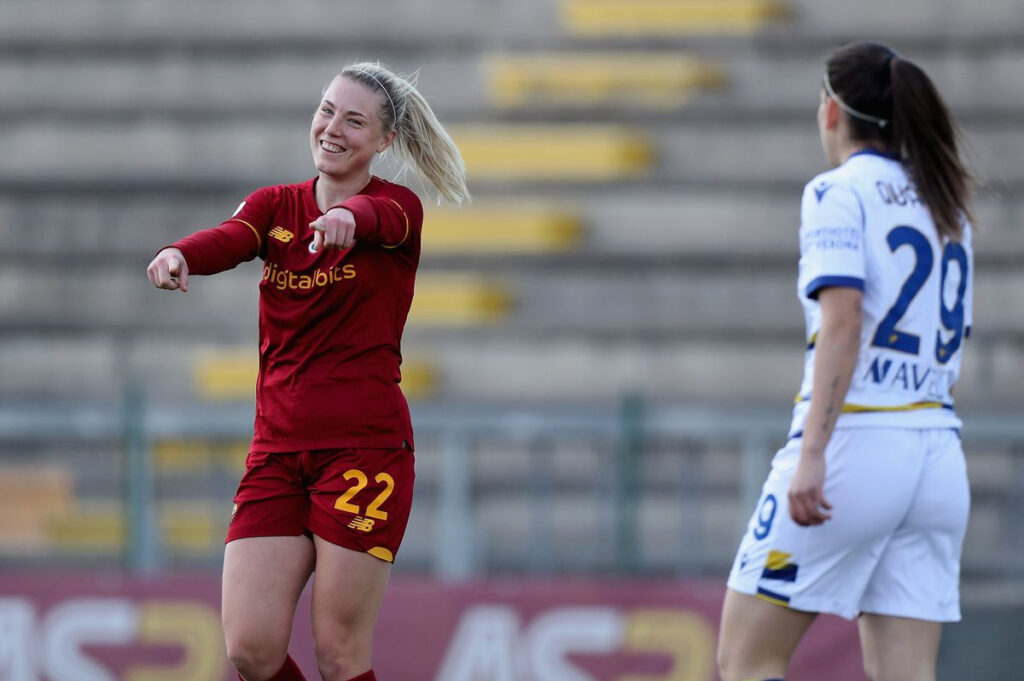 Roma-Inter: Sophie Roman Haug y Lucia Di Guglielmo se quedan fuera del choque