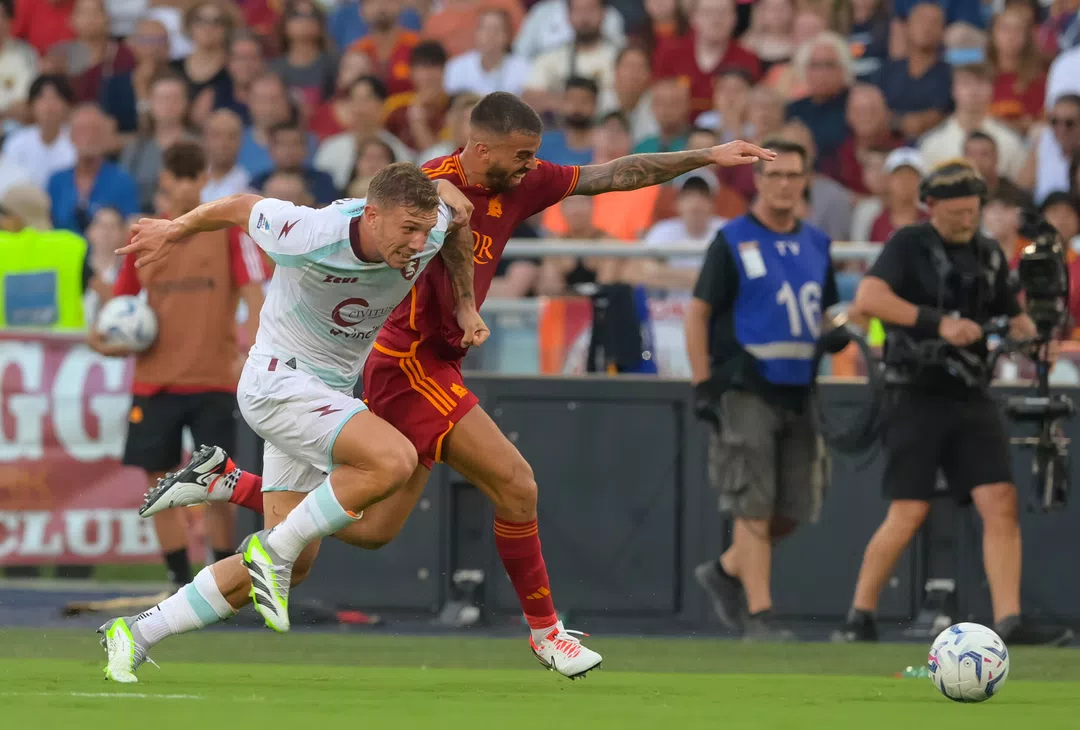 Spinazzola, Roma - Salernitana | Imagen tomada de la web de la AS Roma