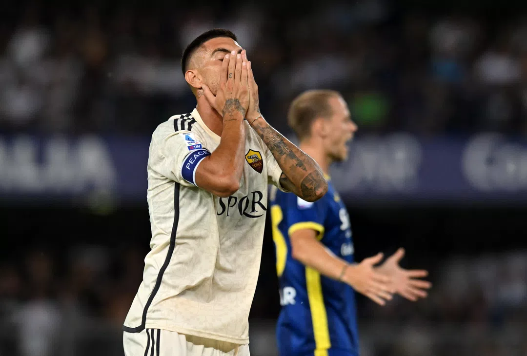 Pellegrini, Verona - Roma | Imagen tomada de la web oficial de la AS Roma