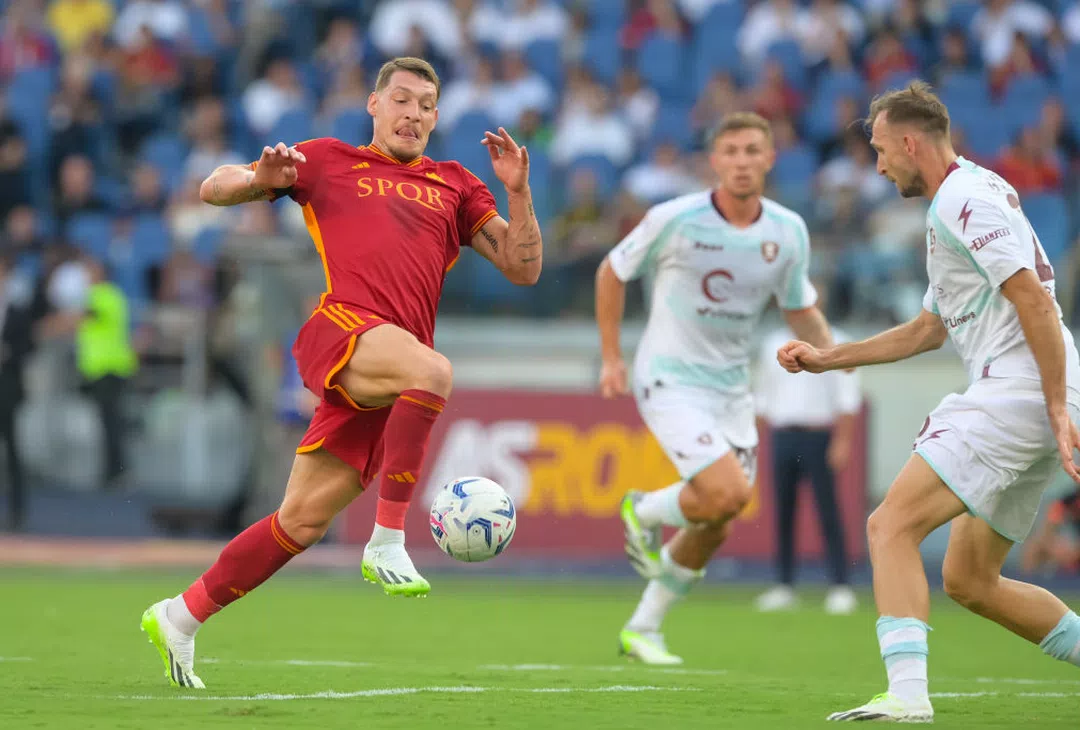 Andrea Belotti, Roma - Salernita | Imagen tomada de la web oficial de la Roma