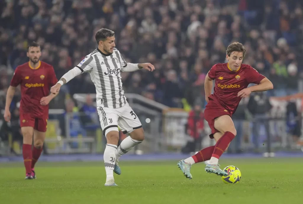 Leandro Paredes | Roma - Juventus, imagen tomada de la web oficial de la Serie A