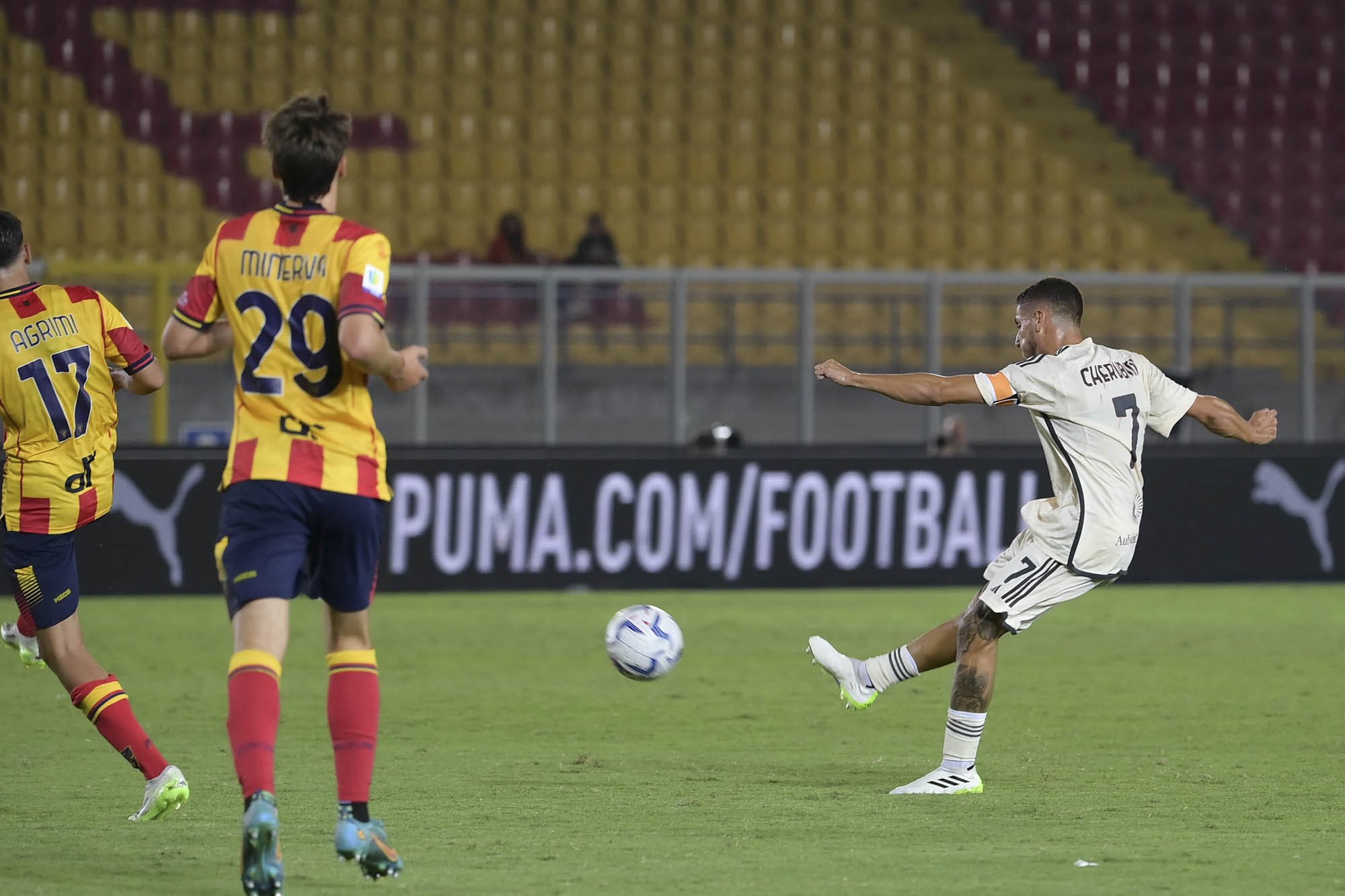 Cherubini, Lecce - Roma Primavera | Imagen tomada de la web oficial de la AS Roma