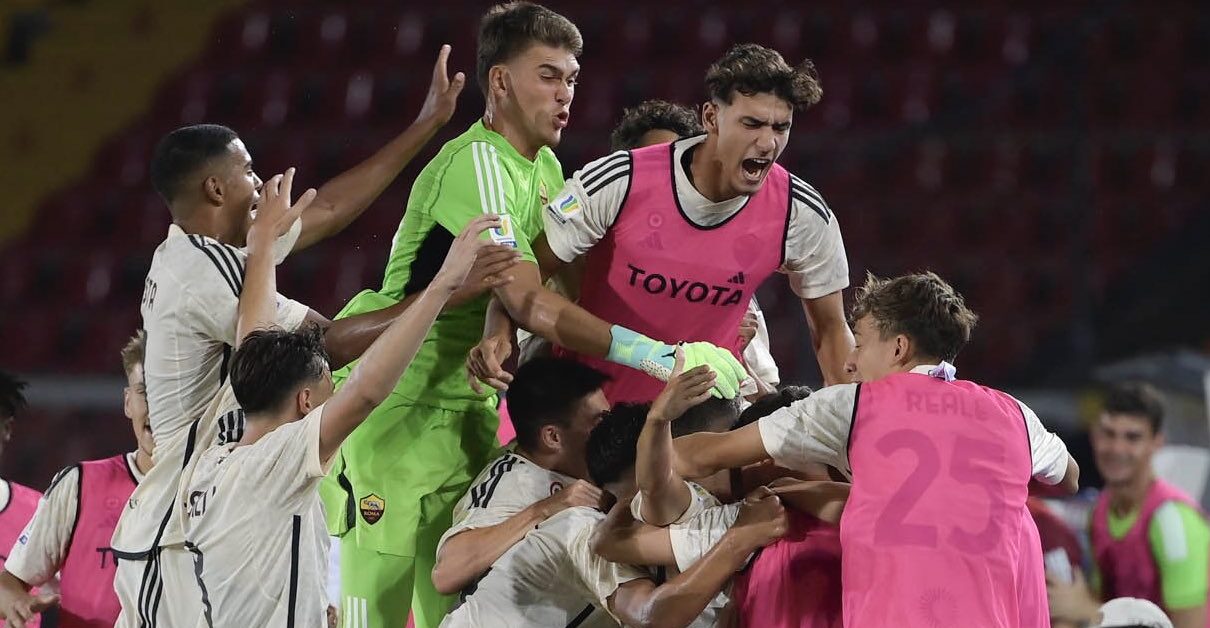 Roma Primavera, Lecce - Roma, Super Coppa | Imagen tomada de la cuenta de twitter de la AS Roma