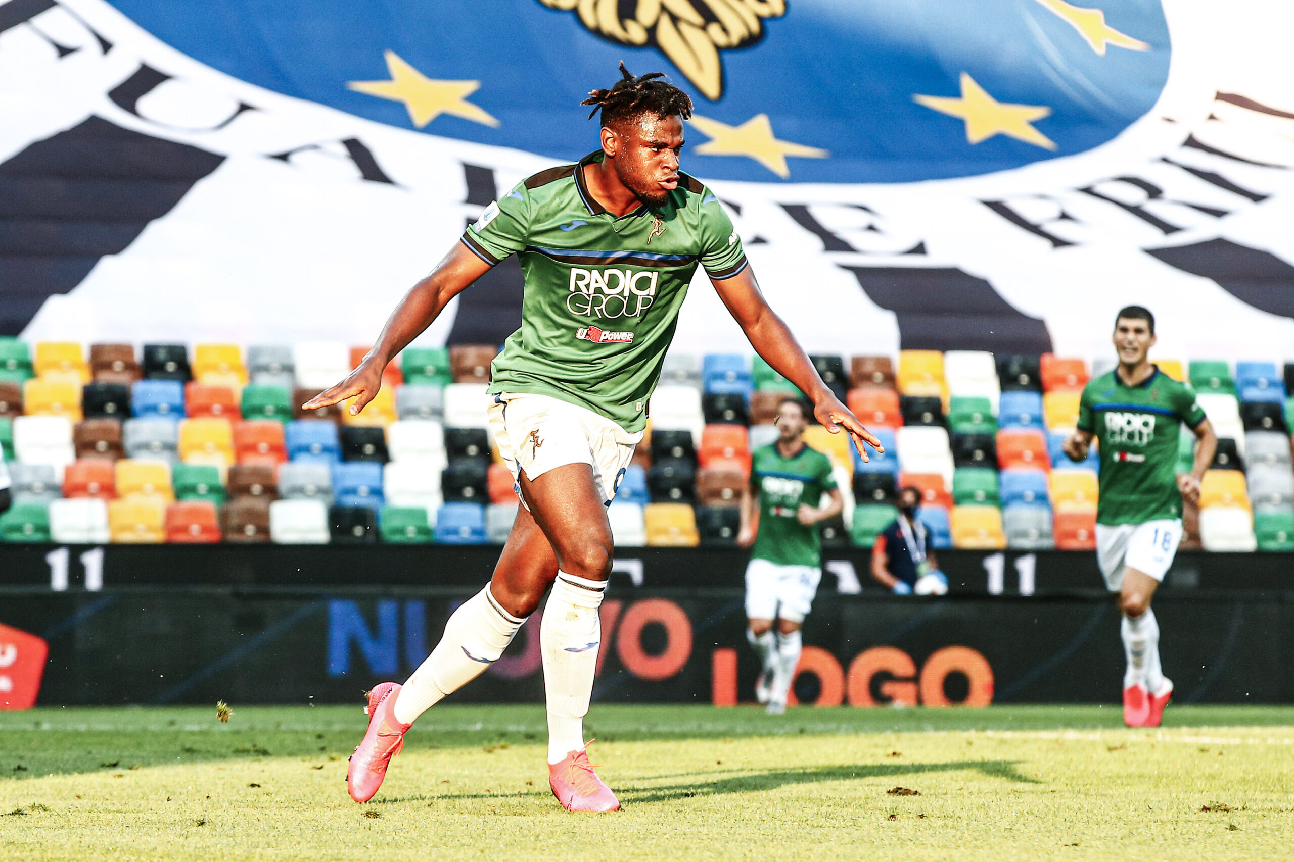 Duván Zapata | Imagen tomada del perfil de twiter de Atalanta