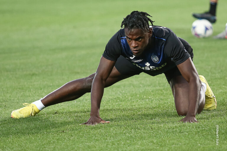 Duván Zapata | Foto tomada del Twitter de la Lega Serie A
