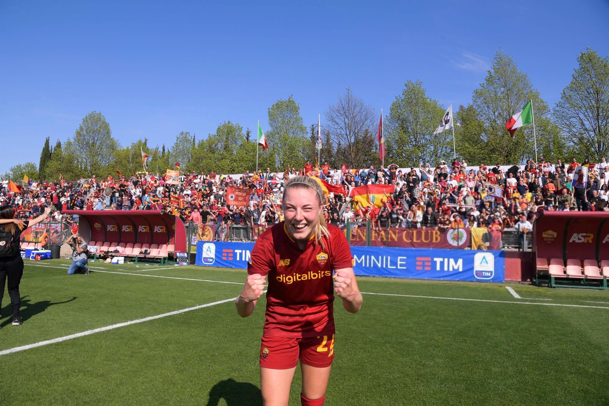 Sophie Roman Haug | Imagen tomada de la web oficial de la AS Roma