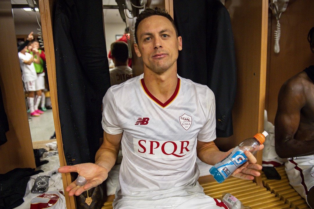 Matic Leverkusen - Roma | Imagen tomada de la web de la AS Roma