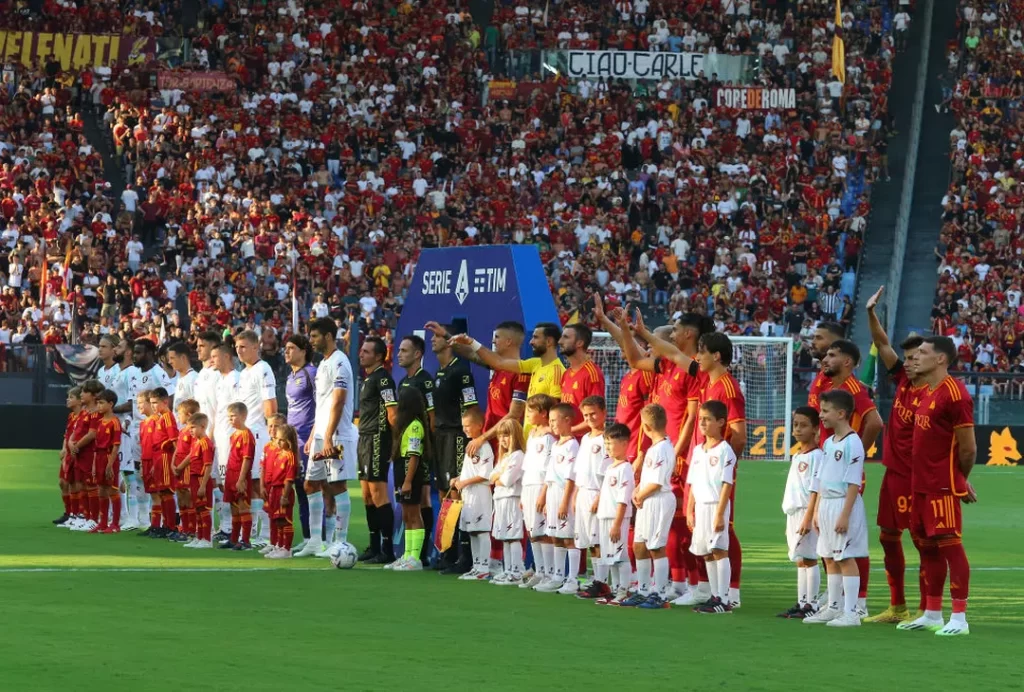 Roma - Salernitana, Olímpico | Imagen tomada de la web oficial de la AS Roma