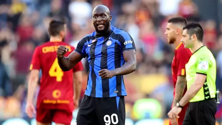 Lukaku, Roma - Inter | Imagen tomada de la web oficial del Inter