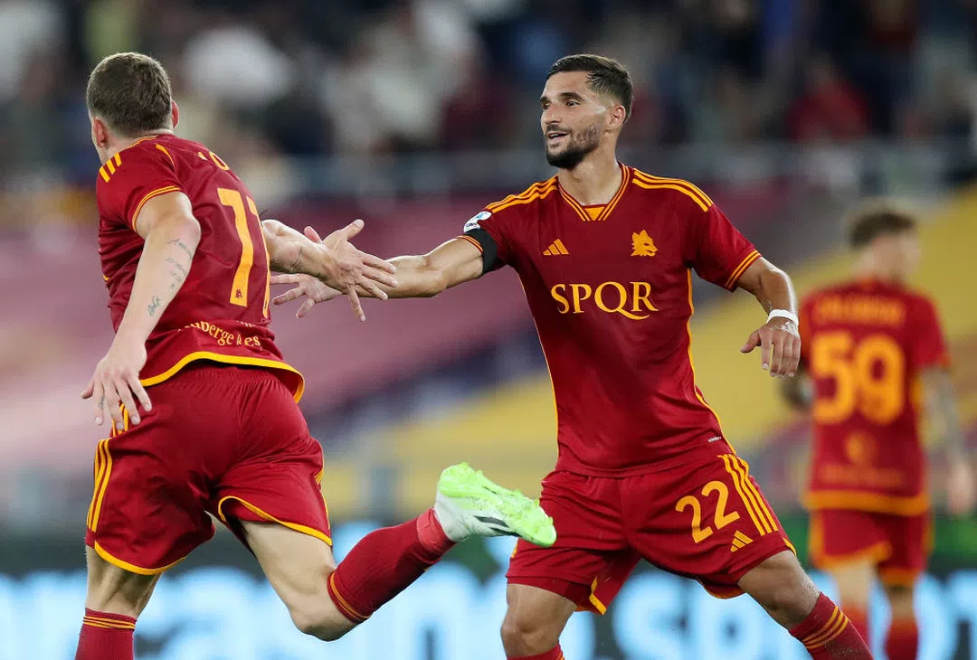 Houssem Aouar, Roma - Salernitana | Imagen tomada de la web de la AS Roma