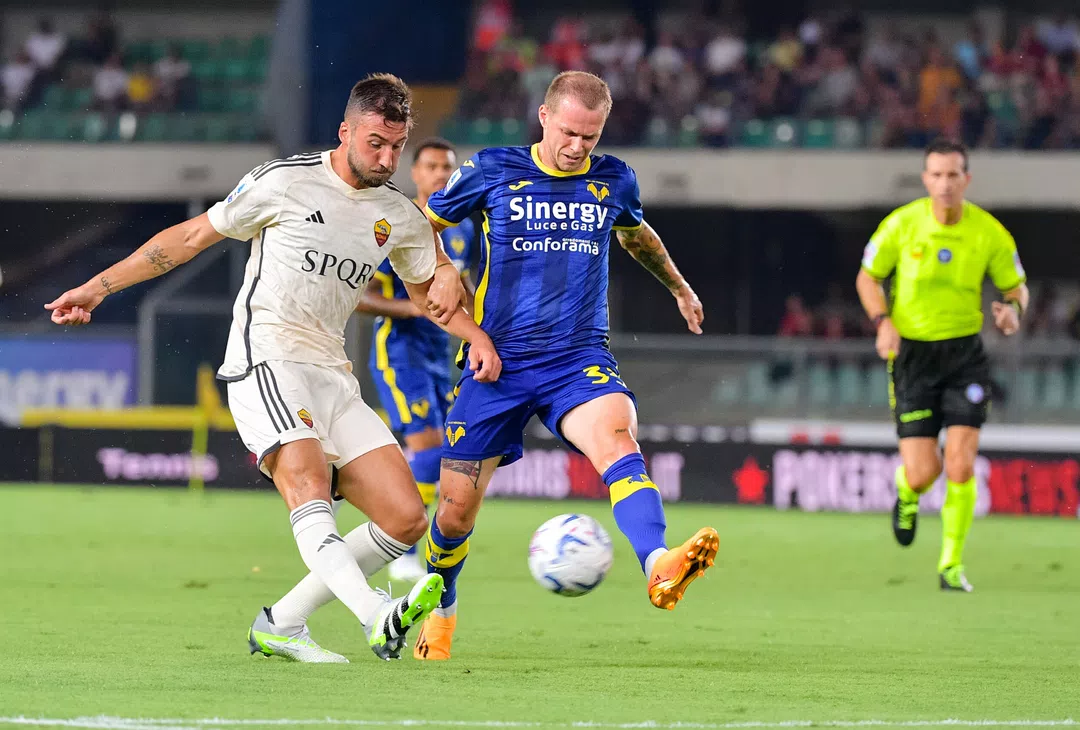 Cristante, Verona - Roma | Imagen tomada de la web oficial de la Roma