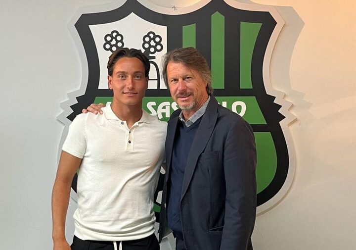 Matteo Falasca - Sassuolo | Imagen tomada de la cuenta de instagram de la agencia de representación GRSports