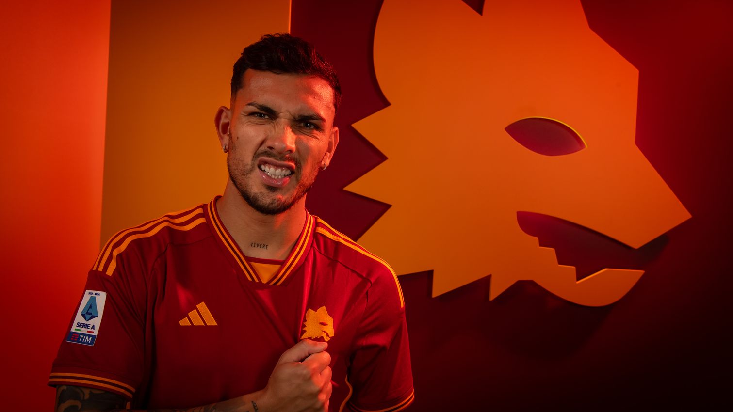 Leandro Paredes | Imagen tomada de la web oficial de la AS Roma
