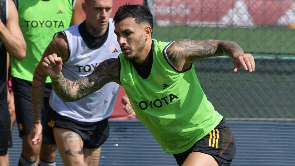 La Roma prosiguió este miércoles los entrenamientos en Trigoria; presentes Paredes y Sanches que pudieran estar ante Salernitana