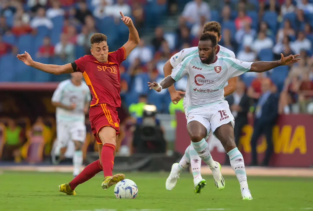 El Shaarawy, Roma - Salernitana | Imagen tomada de la web oficial de la AS Roma