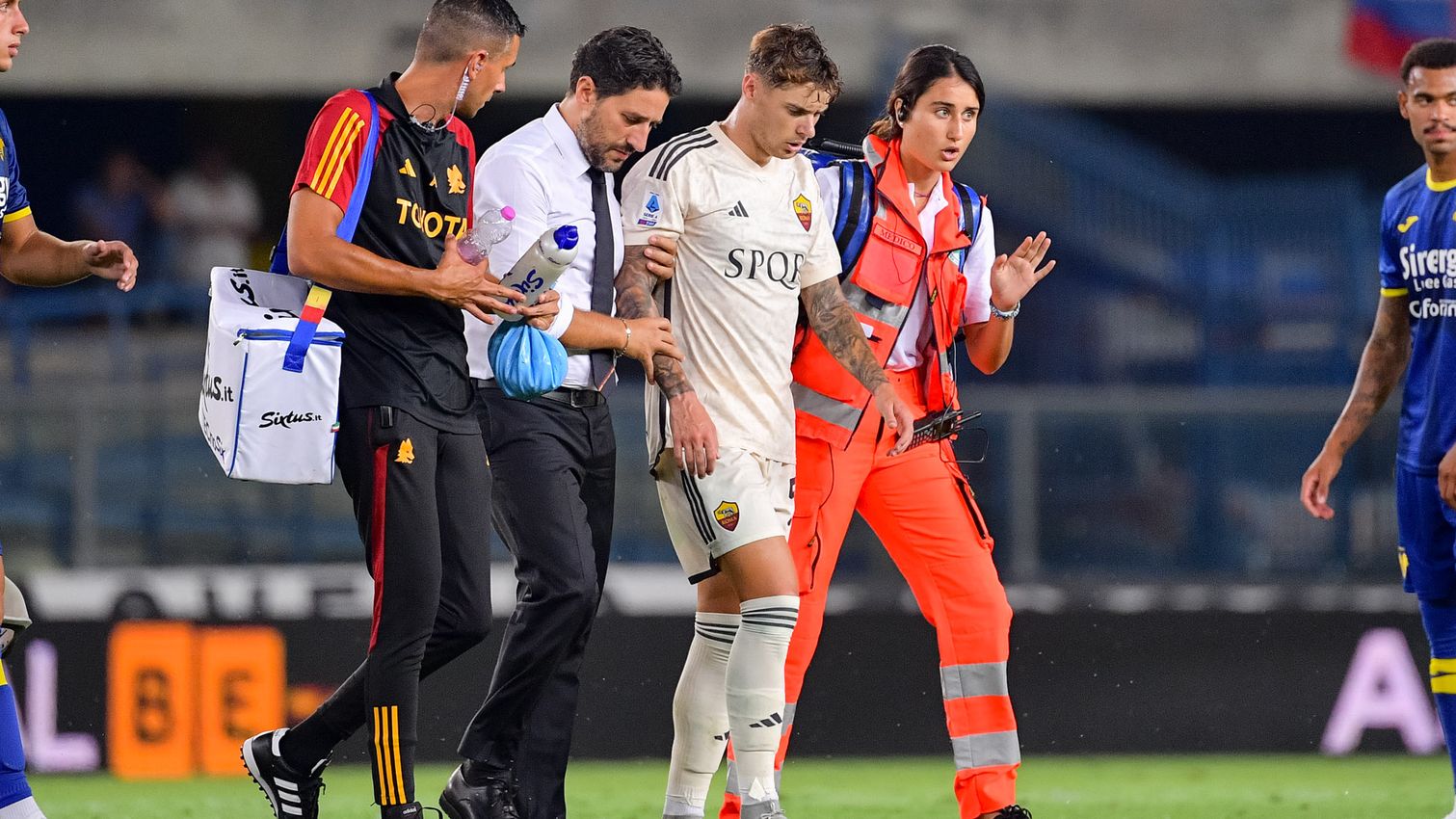 Zalewski, Verona - Roma | Imagen tomada de la web oficial de la AS Roma