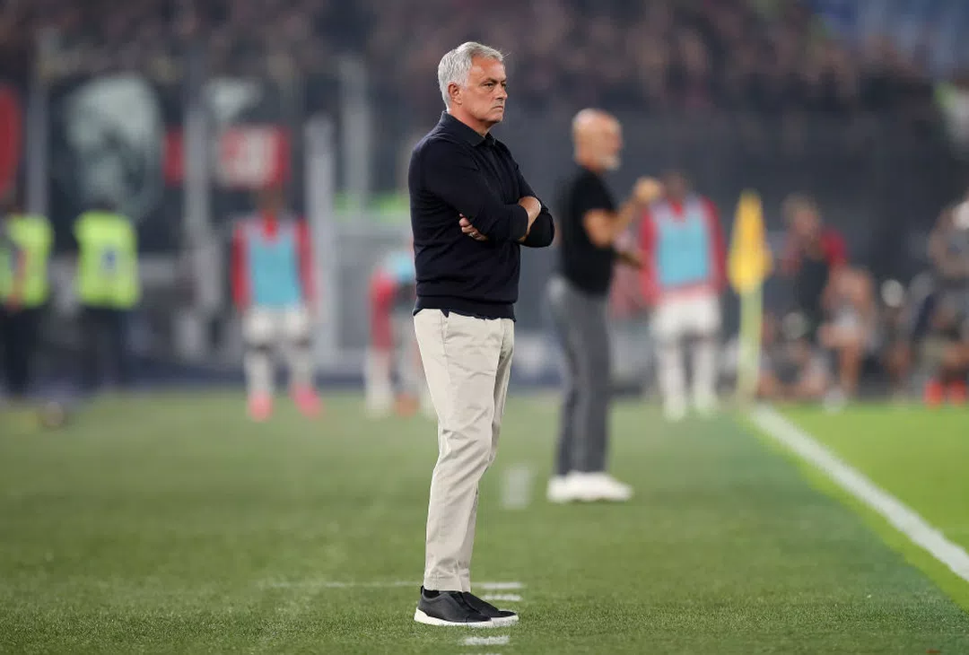 Mourinho, Roma - Milan | Imagen tomada de la web oficial de la AS Roma