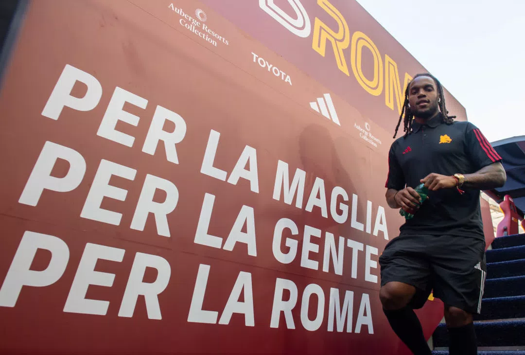Renato Sanches, Olímpico, Roma-Salernitana | Imagen tomada de la web oficial de la AS Roma
