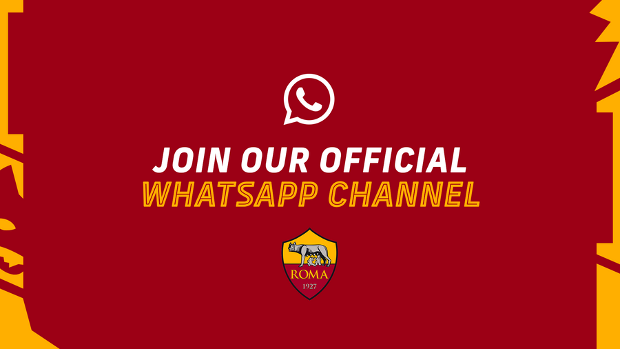 La Roma desembarca en WhatsApp con su canal oficial para conectar con la afición