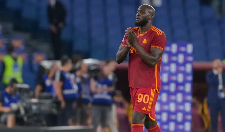 Lukaku, Roma - Milan | Imagen tomada de la web oficial de la Serie A