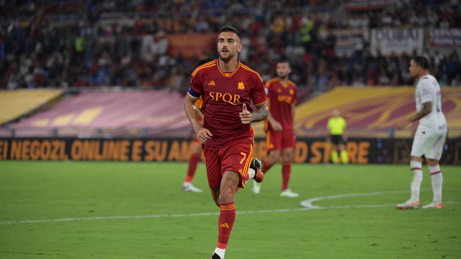 Pellegrini, Roma-Milan | Imagen tomada de la web oficial de la AS Roma