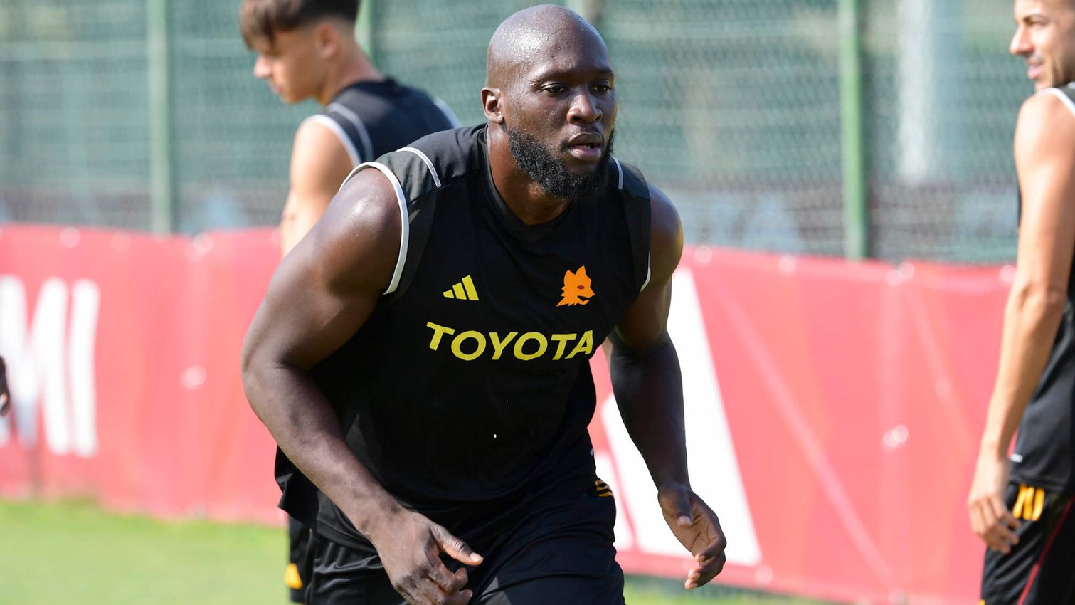 Lukaku, Trigoria | Imagen tomada de la web oficial de la AS Roma