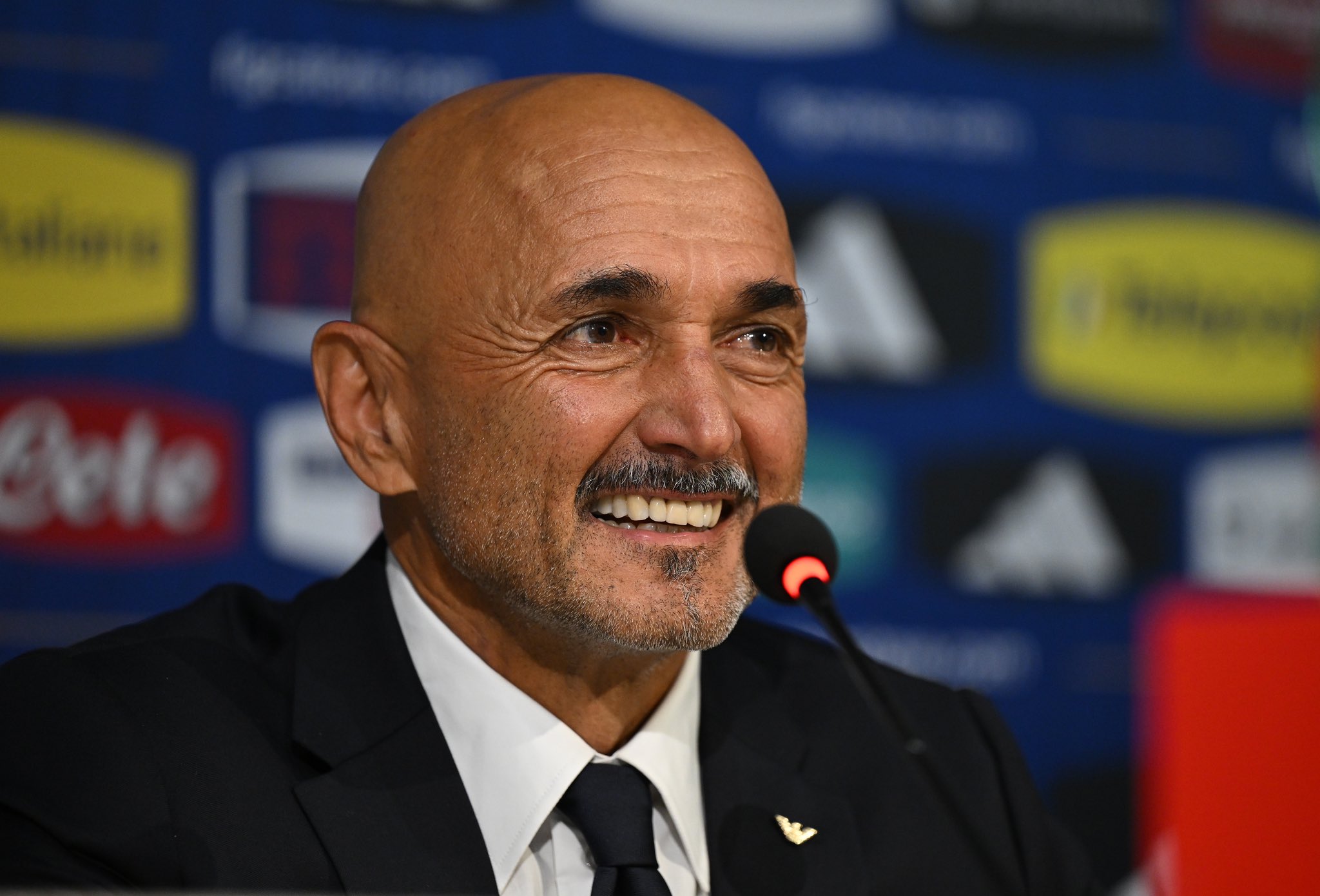 Luciano Spalletti - Coverciano | Imagen tomada de la cuenta oficial de twitter de la FIGC
