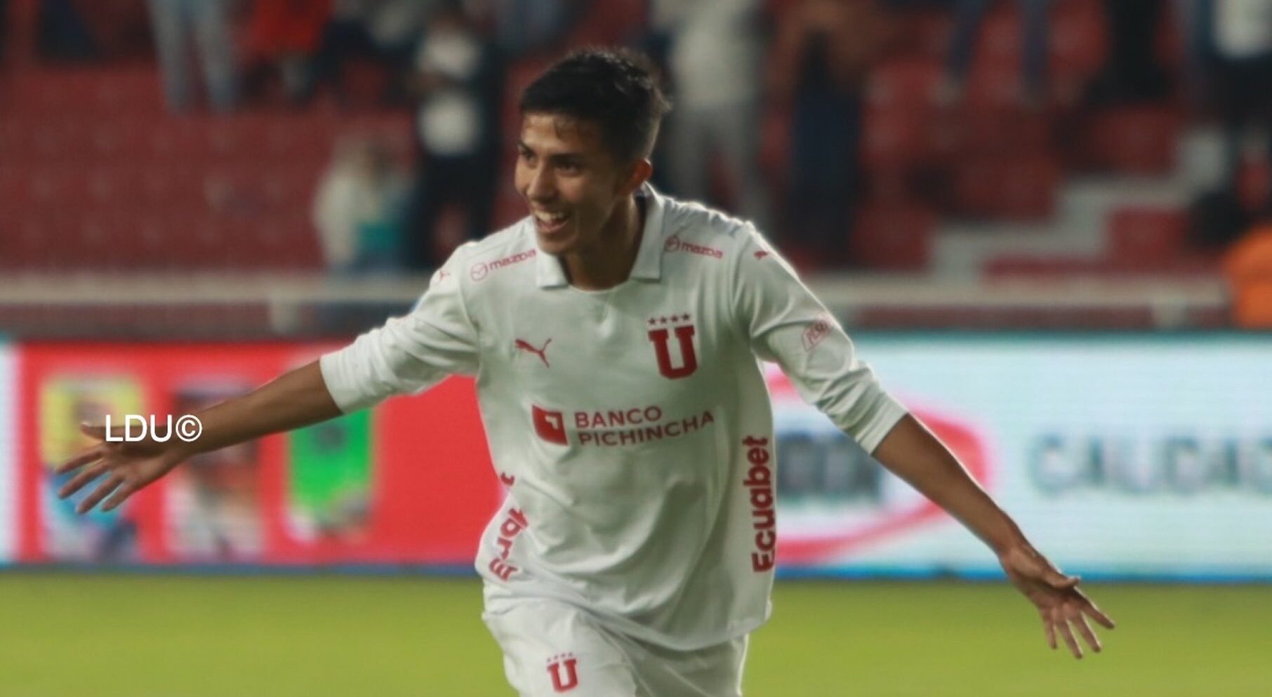 Sebastián González | Imagen tomada de la cuenta oficial de twitter de LDU Quito