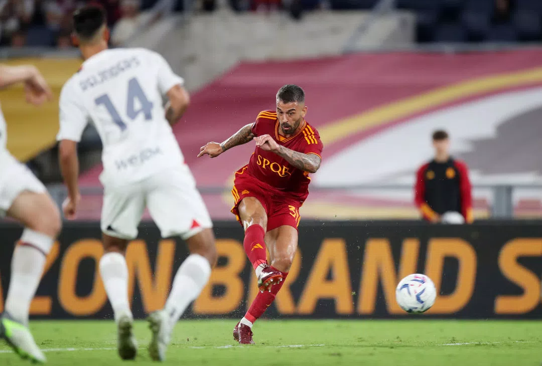 Spinazzola, Roma - MIilan | Imagen tomada de la web oficial de la AS Roma