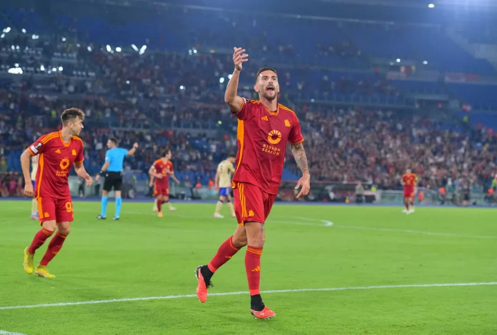 Ninguno como Pellegrini en la historia de la Roma; el capitán ante Brighton jugara su séptima eliminatoria consecutiva de octavos en una competición europea