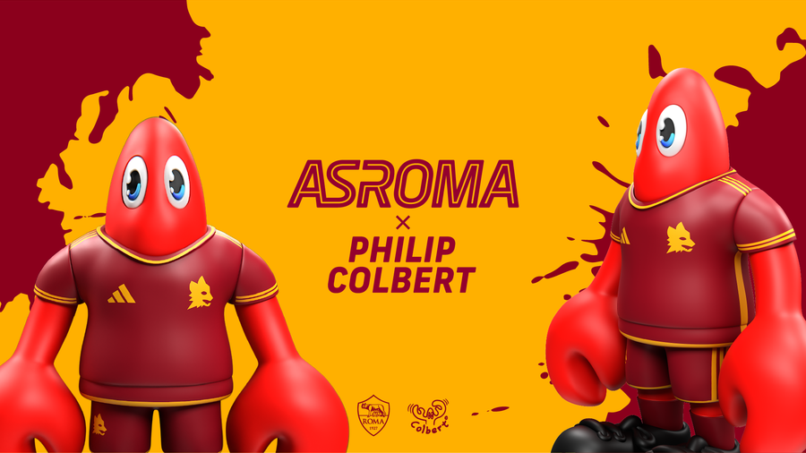 La Roma hace oficial la colaboración con el artista Philip Colbert; ante Udinese será utilizada una camiseta especial