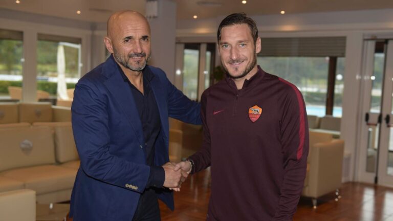 Totti y Spalletti