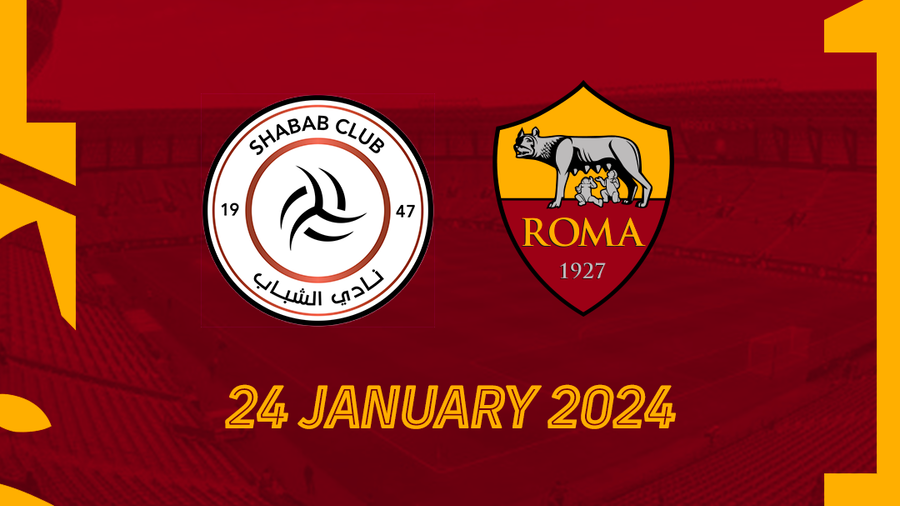 La Roma  el 24 de enero se enfrentará al Al-Shabab Football en Riad en amistoso