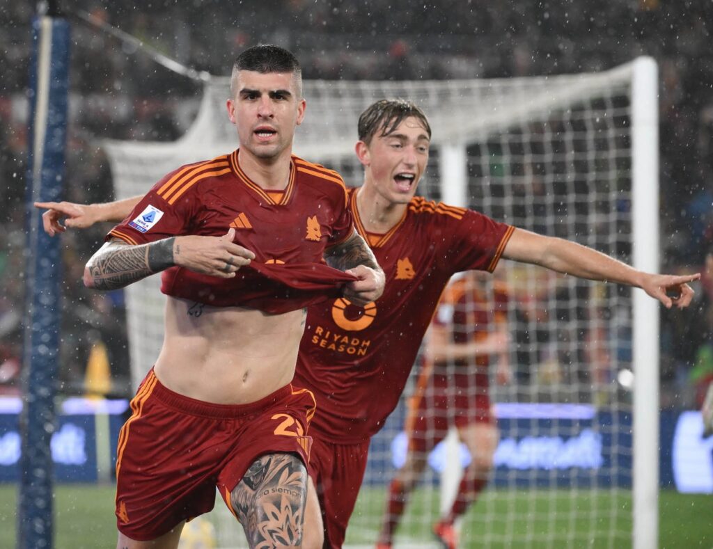 La Roma es el primer equipo de Serie A que marca 2 goles al inter en la primera mitad desde hace casi 2 años