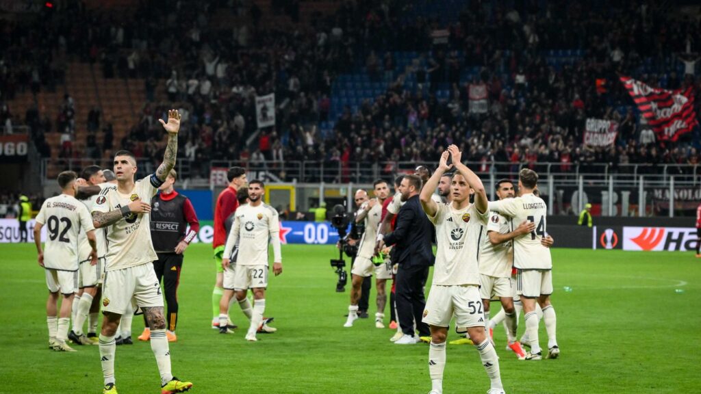 En caso de superar la eliminatoria ante el Milan la Roma puede convertirse en el primer equipo italiano capaz de clasificarse para 4 semifinales europeas consecutivas en este milenio