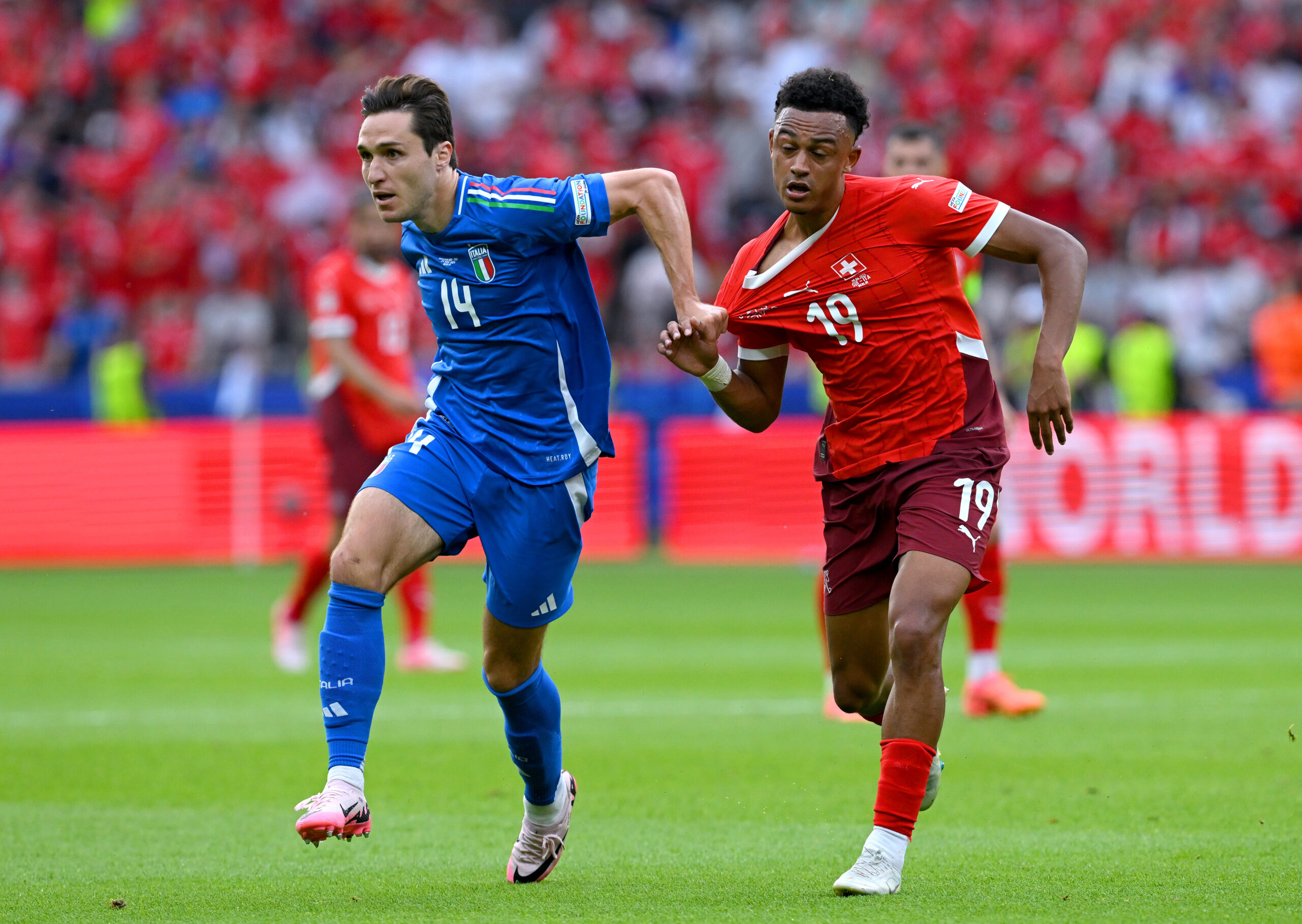 Federico Chiesa | Italia - Suiza | Imagen tomada de la web oficial de la FIGC